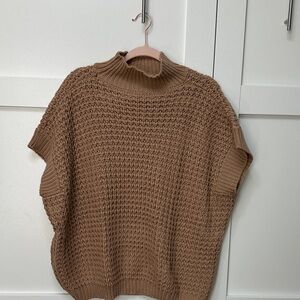 Brown Knit Women's Sweater